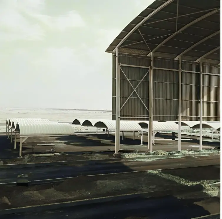 K-Span steel structure project in Kuwait