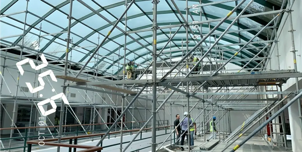 Steel members and fabrication work for a structural project